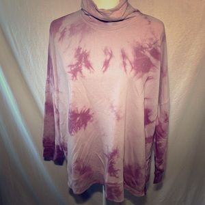 PINK tie dye sweatshirt